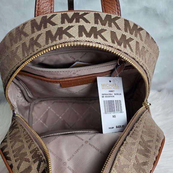 MICHAEL KORS MEDIUM ABBEY BACKPACK - Picture 6 of 7